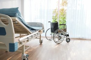 wheelchair in nursing home