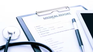 Personal Injury Case Medical record